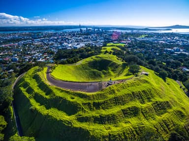 Aerial shot of Auckland