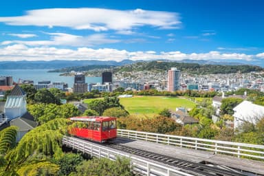 Aerial shot of Wellington