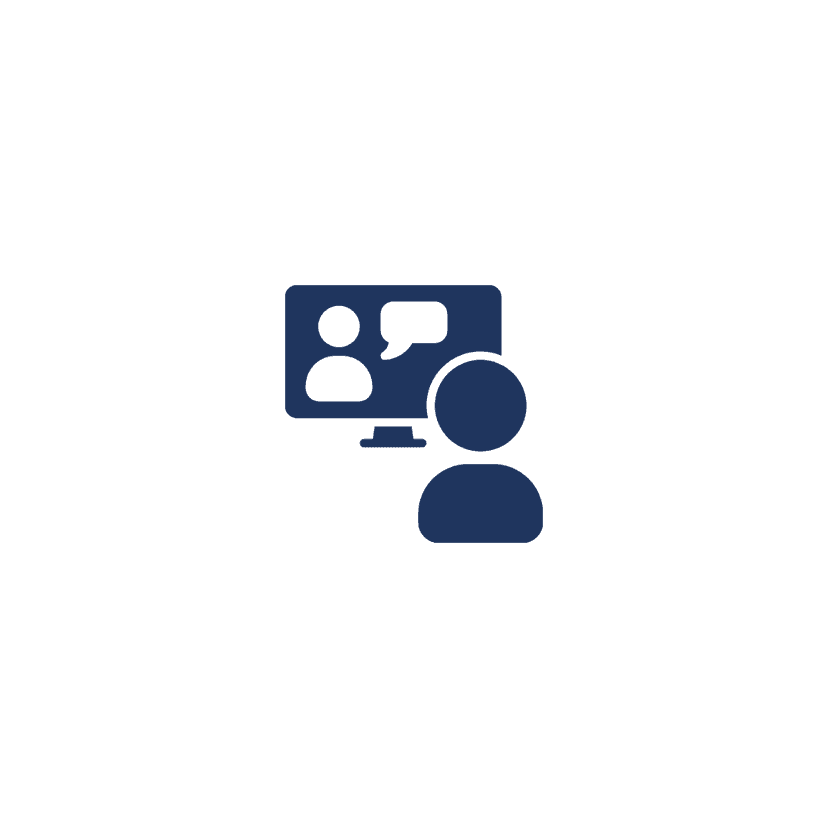 Online meeting icon